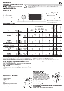 Bedienungsanleitung Indesit BWSA 71051 W IT N Waschmaschine