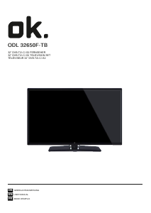 Manual OK ODL 32650F-TB LED Television