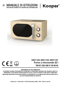 Manual Kooper 5901162 Microwave