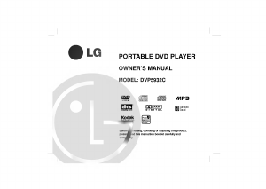 Manuale LG DP5932PC Lettore DVD