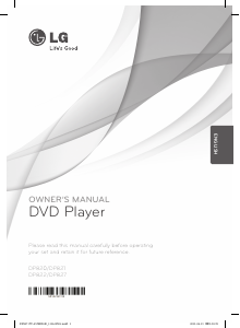 Manual LG DP822H DVD Player