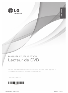 Mode d’emploi LG DP822H Lecteur DVD