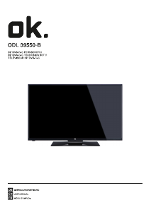 Manual OK ODL 39550-B LED Television