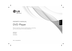 Handleiding LG DVX580 DVD speler