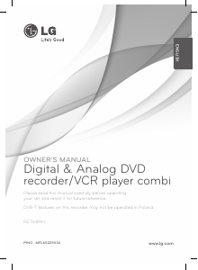 Manual LG RCT689H DVD Player