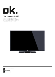 Manual OK ODL 39550-B SAT LED Television
