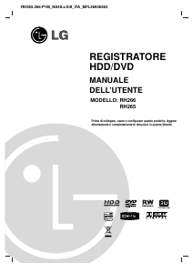 Manuale LG RH266-P1M Lettore DVD