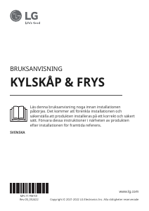 Bruksanvisning LG GSJV70MCLE Kyl-frys