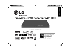 Manual LG RHT497H DVD Player