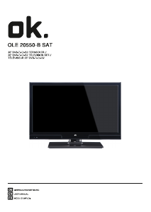 Manual OK OLE 20550-B SAT LED Television