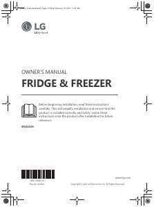 Manual LG ELB81SWVCP1 Fridge-Freezer