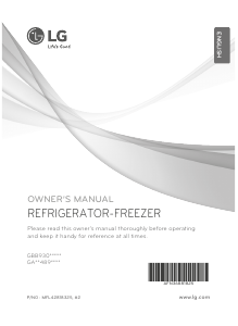 Manual LG GBB930LBQZT Fridge-Freezer