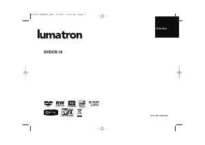 Bruksanvisning Lumatron DVDCR-19 DVD-Video Kombination