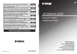 Manual de uso Yamaha A-S300 Amplificador