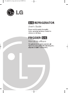 Manual LG GC-P227YTQA Fridge-Freezer