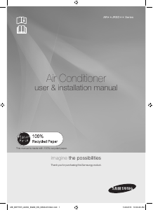 Handleiding Samsung AR09JRSDTWKNME Airconditioner