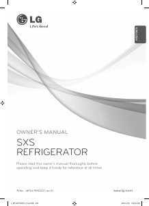 Manual LG GSL325PVCV Fridge-Freezer