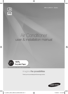 Handleiding Samsung AR09JVFSBWKXTC Airconditioner
