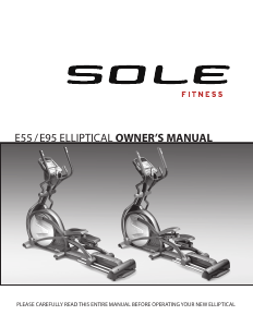 Manual Sole Fitness E55 Cross Trainer