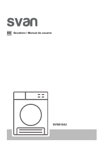 Manual de uso Svan SVSB18A2 Secadora