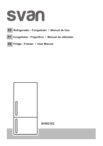 Manual Svan SVRG183 Frigorífico combinado