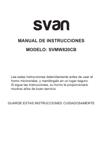 Manual Svan SVMW820CB Micro-onda