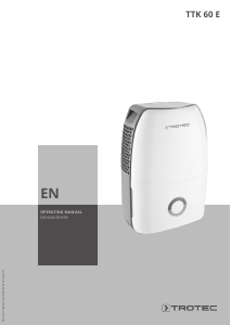 Manual Trotec TTK 60 E Dehumidifier