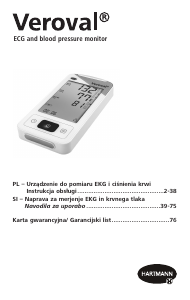 Instrukcja Veroval BP750X Ciśnieniomierz