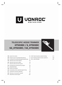 Manual Vonroc HT503DC Trimmer de gard viu