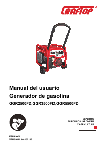 Manual de uso CrafTop GGR3500FD Generador