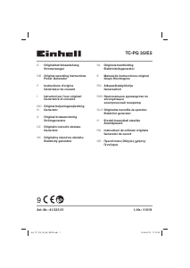 Mode d’emploi Einhell TC-PG 35/E5 Générateur