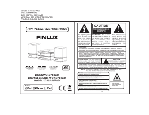 Handleiding Finlux Z-255-AFPADi Stereoset