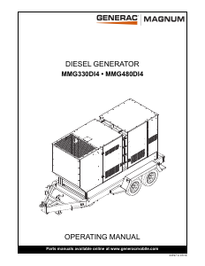 Manual Generac MMG480DI4 Generator