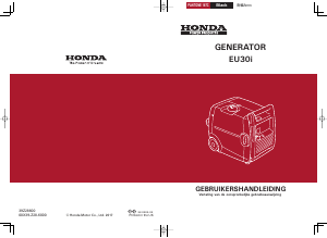 Handleiding Honda EU30i Generator