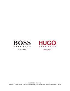 Bedienungsanleitung Hugo Boss 1513757 Hero Armbanduhr