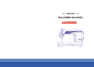 Kullanım kılavuzu Janome 1600P-DBX Dikiş makinesi