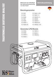 Bedienungsanleitung Könner & Söhnen KS 3900E G Generator