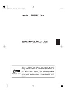 Bedienungsanleitung Honda EU26i Generator