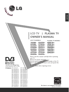 Manual LG 22LS4D-ZD LCD Television