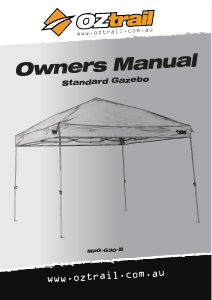 Manual OZtrail MPG-G30-B Gazebo
