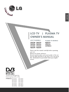 Handleiding LG 32LC55 LCD televisie