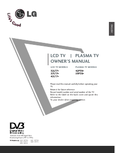 Manual LG 32LT75 LCD Television