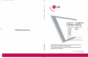 Manual LG 42LC3R LCD Television