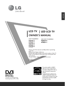 Manual LG 55SL8500 LCD Television