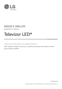 Manuál LG 55SM8200PLA LED televize