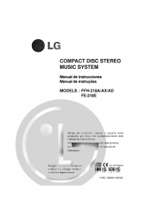 Manual de uso LG FFH-218AD Set de estéreo