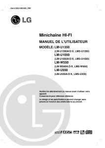 Mode d’emploi LG LM-U550D Stéréo