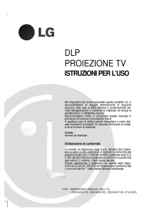 Manuale LG RE-44SZ20RD Televisore