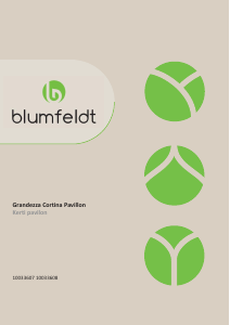 説明書 Blumfeldt 10033607 ガゼボ