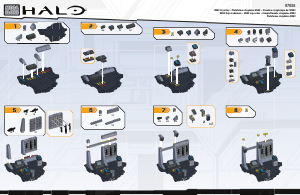 Mode d’emploi Mega Bloks set 97088 Halo Chambre cryogénique du CSNU